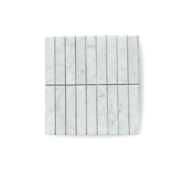 Carrara Marble Fingers Honed 30x150mm (302x318)