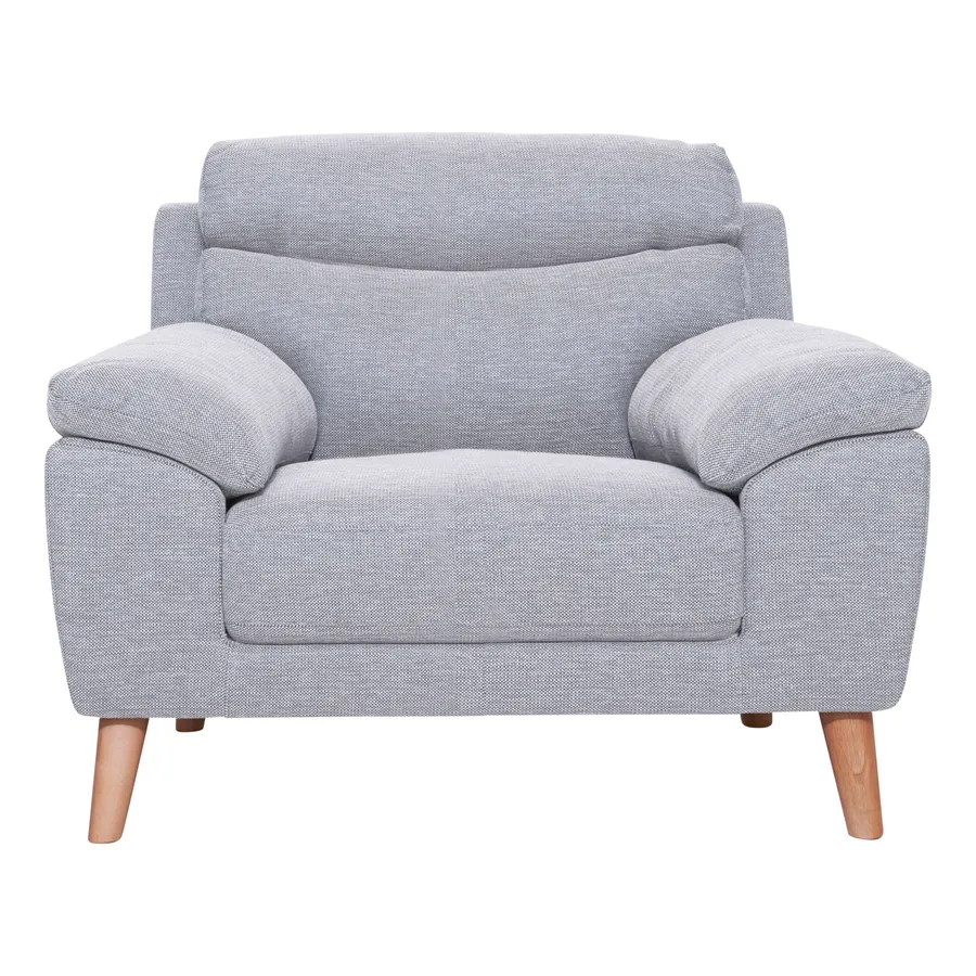 Bronco Armchair in Talent Silver