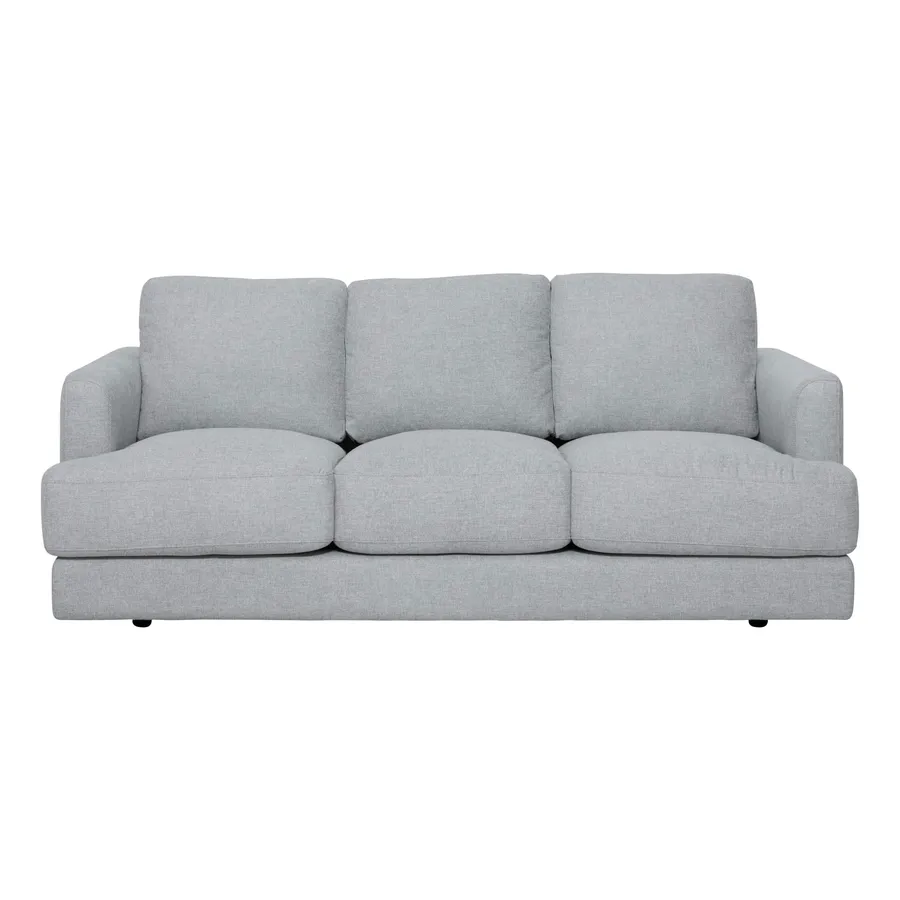 Temple 3 Seater Sofa in Belfast Grey