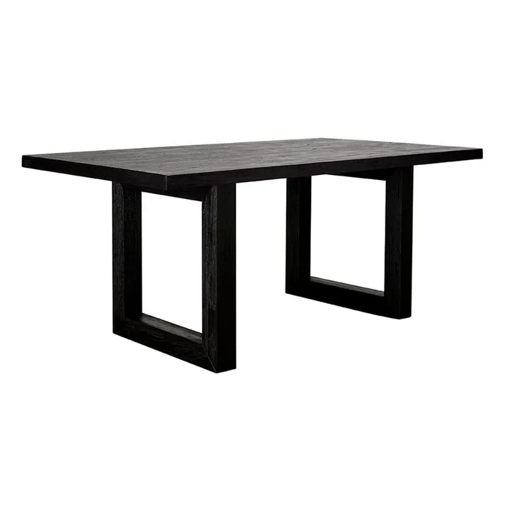 Balmain Dining Table Black - 180/210/240 x 100/100/110 x 76cm