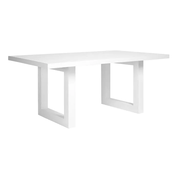 Balmain Dining Table White - 180/210/240 x 100/100/110 x 76cm