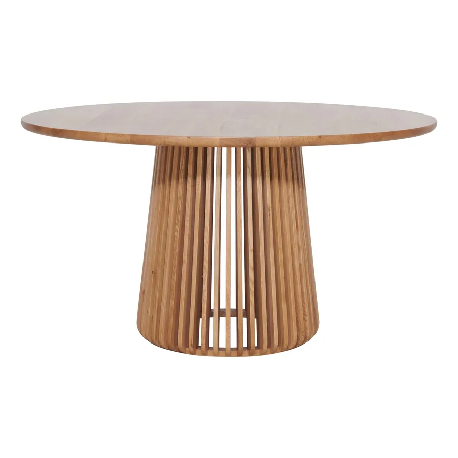 Pila Round Dining Table 150cm in American Oak