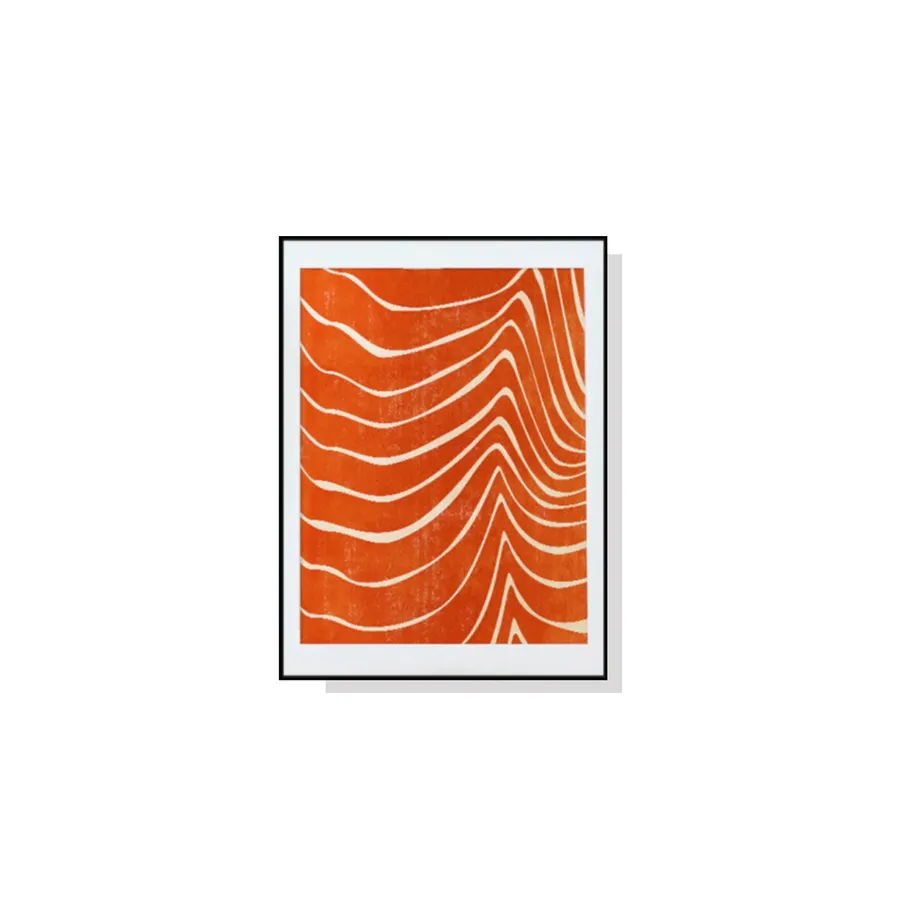 Orange Abstract Wall Art Canvas 4 sizes available 70cm x 50cm