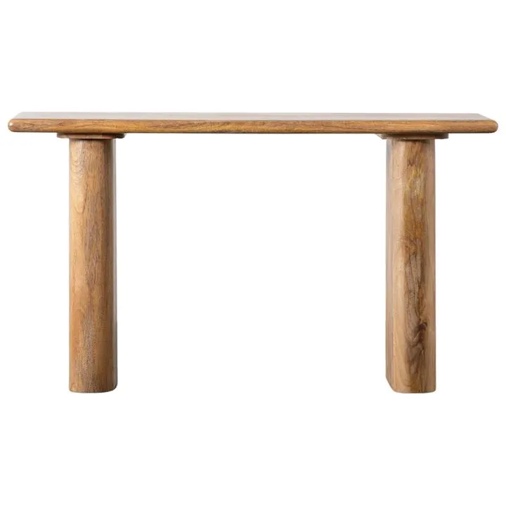Braedon Mango Wood Console Table, 135cm