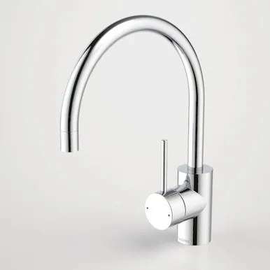 Irwell Pin Lever Gooseneck Sink Mixer 4Star | Made From Brass In Chrome Finish By Caroma