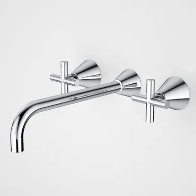 Classic Cross Bath Set | Made From Metal In Chrome Finish By Caroma