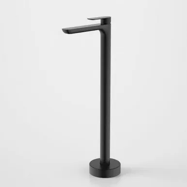 Contura Freestanding Bath Mixer | Made From Brass In Black By Caroma
