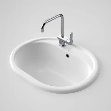 Metro 35 Utility Basin With Overflow 35L Nth | Made From Vitreous China In White By Caroma