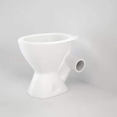 Concorde Skew Right Hand Trap Pan 6/3L 3Star In White By Caroma