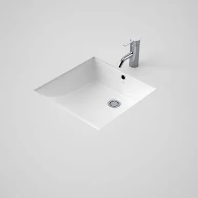Liano Under Counter Basin 430mm X 430mm With Bracket Nth | Made From Vitreous China In White By Caroma