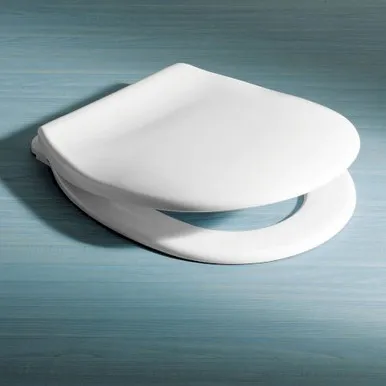 Trident Toilet Seat Double Flap In White By Caroma