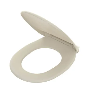 Trident Toilet Seat Double Flap Ivory In Cream By Caroma