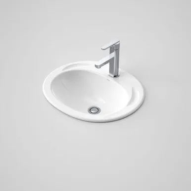 Concorde Vanity Basin 1 Tap Hole | Made From Vitreous China In White By Caroma