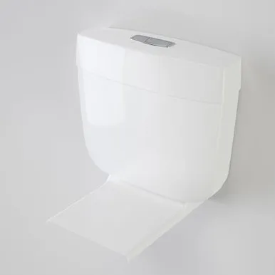 Adjustable Slimline Connector Dual Flush Cistern With Seat 4.5/3L 4Star | Made From Plastic In White By Caroma