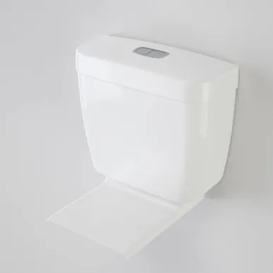Dual Flush Cistern Aire Connector With Seat 4.5/3L 4Star | Made From Plastic In White By Caroma