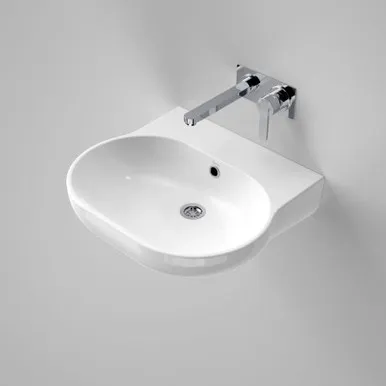 Opal 510 Wall Basin 0 Tap Hole | Made From Vitreous China In White By Caroma