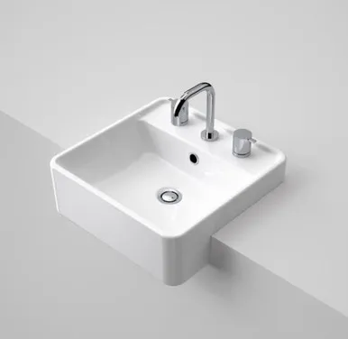 Carboni II Above Counter Basin - 3 Tap Hole | Made From Vitreous China In White By Caroma
