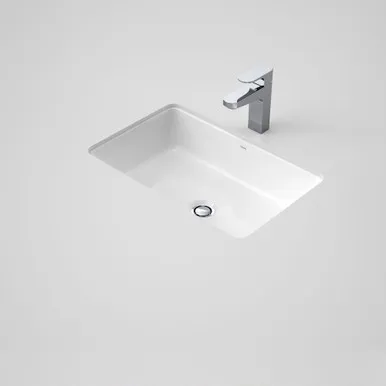 Cube 500 Under Counter Basin With Overflow Nth | Made From Vitreous China In White By Caroma