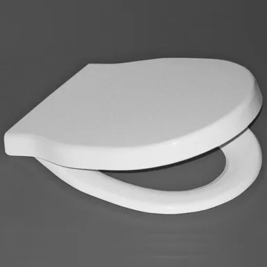 Opal II Double Flap Soft Close Toilet Seat With Germgard In White By Caroma
