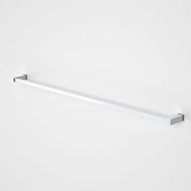 Quatro Single Towel Rail 920mm | Made From Metal In Chrome Finish By Caroma