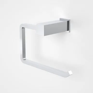 Quatro Toilet Roll Holder | Made From Metal In Chrome Finish By Caroma