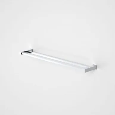 Quatro Double Towel Rail 620mm | Made From Metal In Chrome Finish By Caroma
