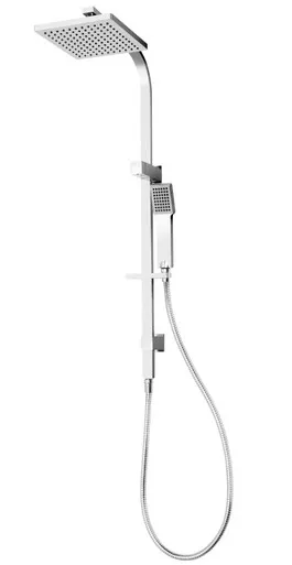 Lexi Twin Shower 3Star Chrome In Chrome Finish By Phoenix