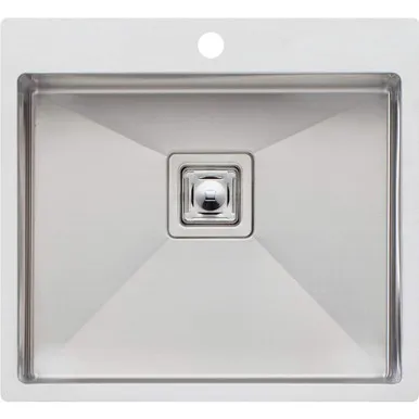 Professional Series Inset Single Grand Bowl Topmount Sink With Acc 550mm 1 Tap Hole | Made From Stainless Steel By Oliveri
