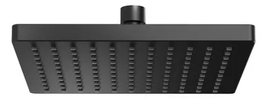 Lexi Shower Rose 200mm Square (Abs Plastic) 3Star | Made From Brass/Plastic In Matte Black By Phoenix
