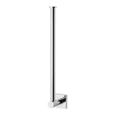 Radii Spare Toilet Roll Holder With Square Plate Chrome In Chrome Finish By Phoenix