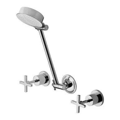 Radii Shower Set 3Star | Made From Brass In Chrome Finish By Phoenix