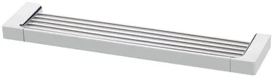 Gloss Shower Shelf | Made From Brass In Chrome Finish By Phoenix