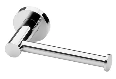 Radii Toilet Roll Holder With Round Plate Chrome In Chrome Finish By Phoenix