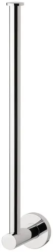 Radii Spare Toilet Roll Holder With Round Plate Chrome In Chrome Finish By Phoenix