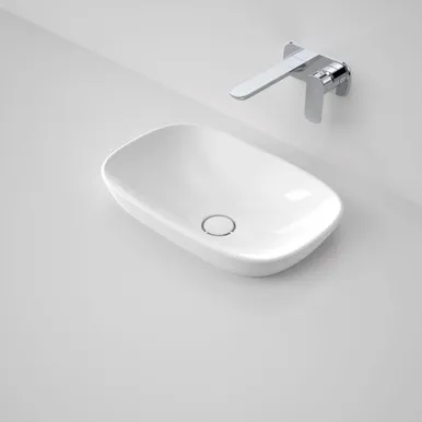 Contura 530 Inset Round Basin With Overflow Nth | Made From Ceramic In White By Caroma
