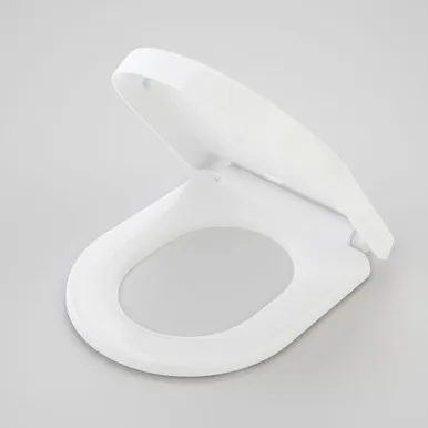 Urbane Compact Soft Close Blind Fix Toilet Seat In White By Caroma