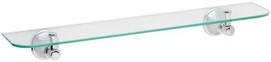 Nostalgia Shelf Chrome | Made From Glass In Chrome Finish By Phoenix