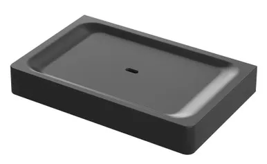 Gloss Soap Dish Matte In Black By Phoenix