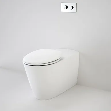 Care 800 Cleanflush® Wall Faced Invisi Series Ii® Toilet Suite With Double Flap Seat In White By Caroma