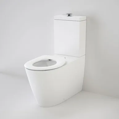 Care 800 Cleanflush® Wall Faced Close Coupled Easy Height Toilet Suite Caravelle Care Single Flap 4Star In White By Caroma