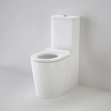 Liano Cleanflush® Close Coupled Easy Height Back-To-Wall Faced Suite With Liano Care Single Flap Seat 4Star In White By Caroma