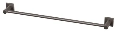 Radii Towel Rail Single 600mm With Square Plate | Made From Gunmetal By Phoenix