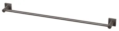 Radii Towel Rail Single 800mm With Square Plate | Made From Gunmetal By Phoenix