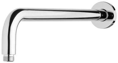 Vivid Wall Shower Arm 400mm Round | Made From Brass In Chrome Finish By Phoenix