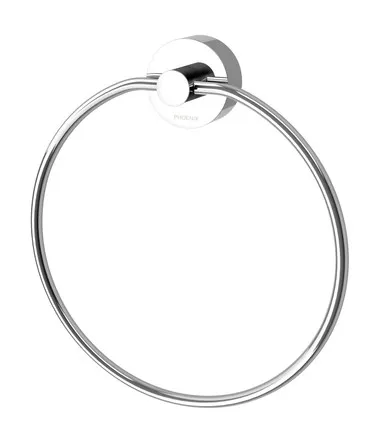 Vivid Hand Towel Holder | Made From Brass In Chrome Finish By Phoenix