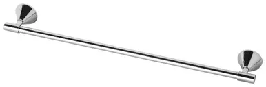 Ivy Towel Rail Single 760mm | Made From Brass In Chrome Finish By Phoenix