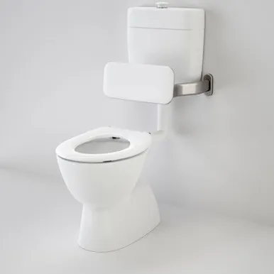 Care 200 V2 Trid-Cos Connector Snv Suite With Backrest & Caravelle Care Single Flap Seat 4Star In White By Caroma