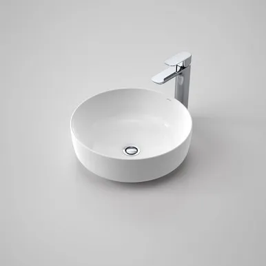 Tribute Artisan B1 Above Counter Basin Round 405mm Nth | Made From Vitreous China In White By Caroma