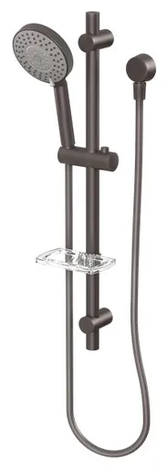 Vivid Hand Shower On Rail 5Star | Made From Brass In Gunmetal By Phoenix