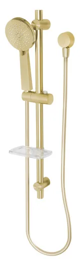 Vivid Hand Shower On Rail 5Star | Made From Brass In Gold By Phoenix
